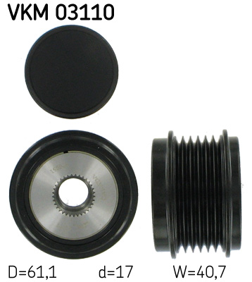 Dispositivo ruota libera alternatore - VKM 03110 SKF